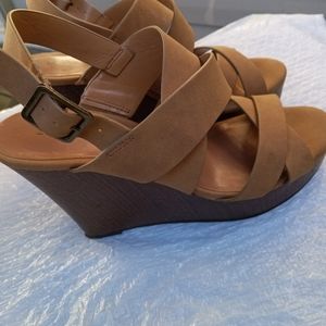 Indigo rd open wedge shoes, size 7.5